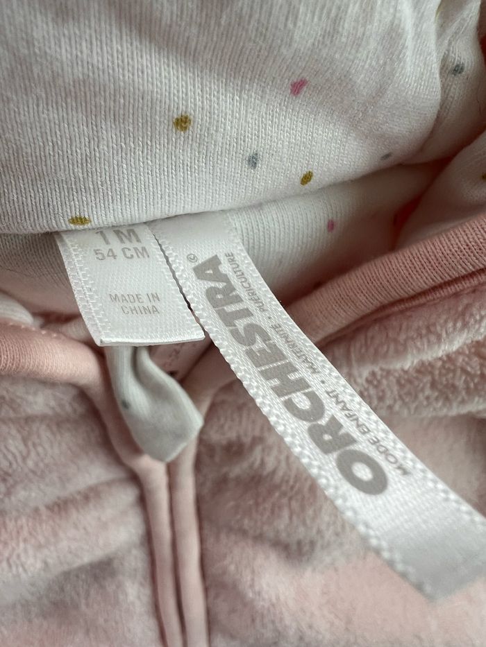 Combinaison combi pilote orchestra neuve taille 1 mois - photo numéro 4