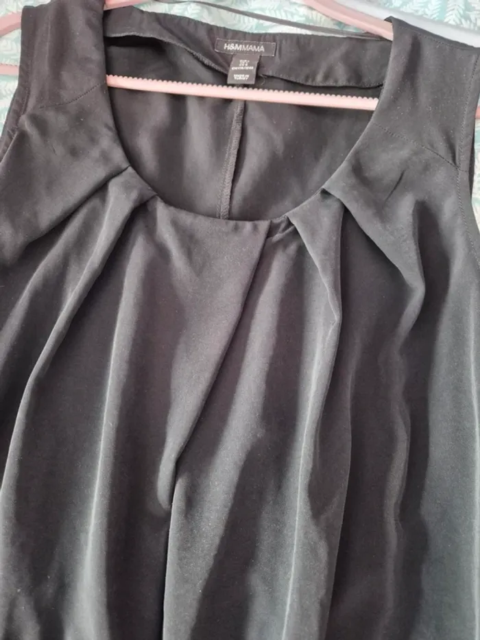 Robe noire H&M Mama taille L - photo numéro 4