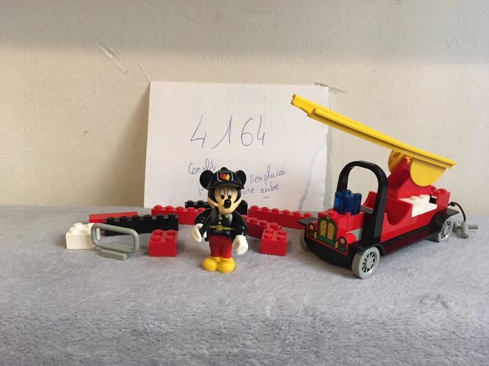 Lego 4164 camion de pompier Mickey