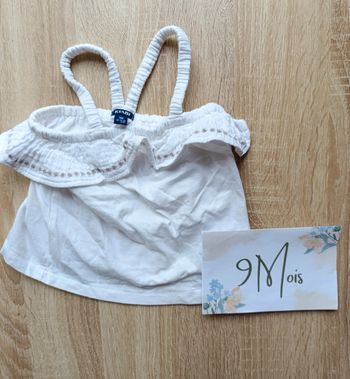 Débardeur 9mois fille