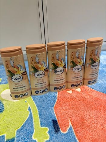 Lot de 5 gel douche senteur vanille 100% vegan 