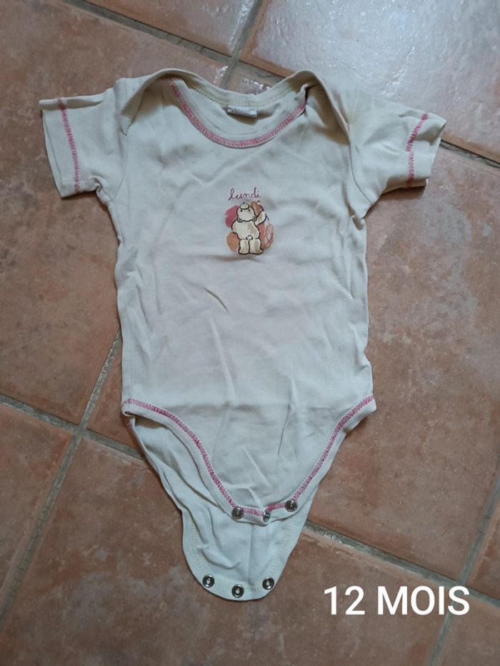 Body garçon 12 MOIS