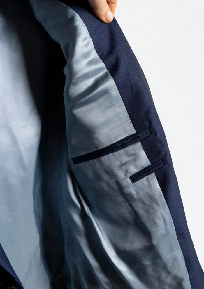 Veste blazer costume bleu marine • Blue navy suit blazer jacket The Kooples Taille 48 (M) - photo numéro 8