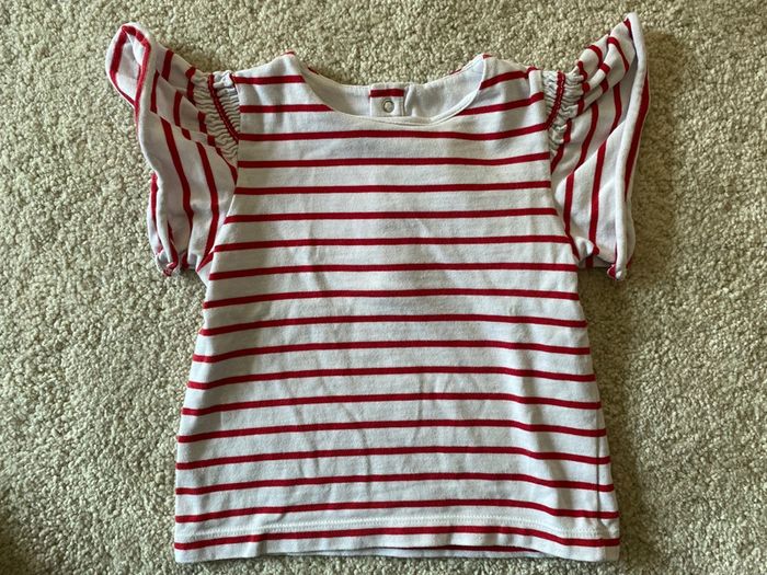 Top manches volanté rayé Jacadi 🌻