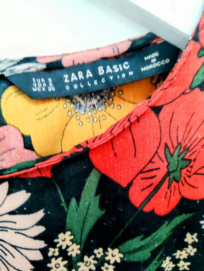 Blouse fleurie Zara taille S - photo numéro 3