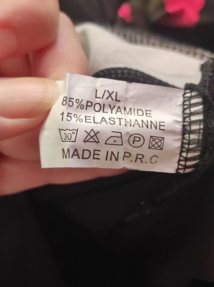 Legging noire imprimée militaire coloré taille L/XL - photo numéro 5