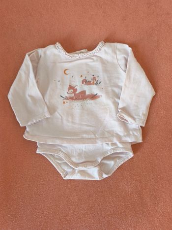 Bodie avec haut intégré en 6 mois