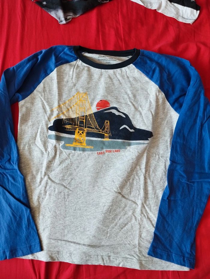 Tee shirt manches longues monoprix