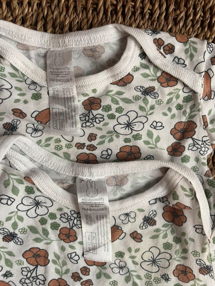 2 bodys Miffy twins - photo numéro 2