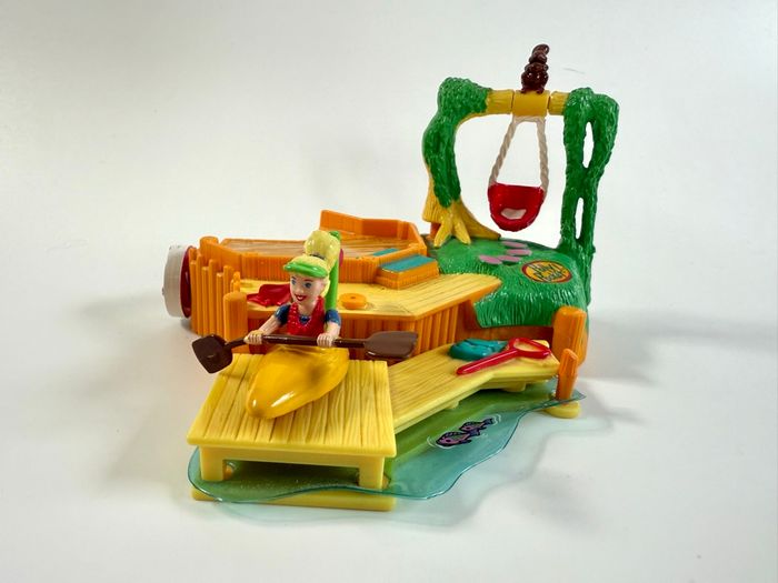 Polly Pocket Canoë Fun 1998 – Personnage + Canoë