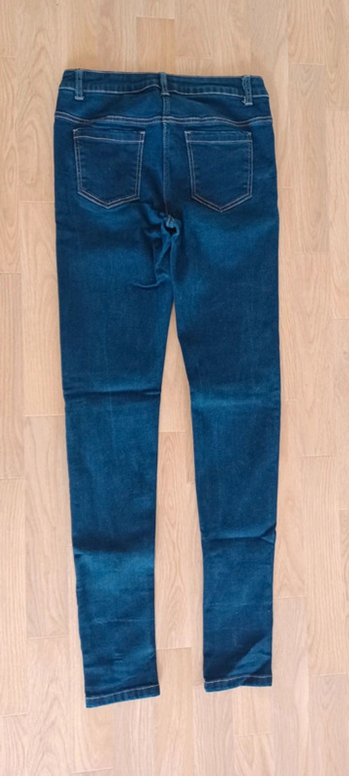 Jean / pantalon skinny bleu foncé gémo - photo numéro 2