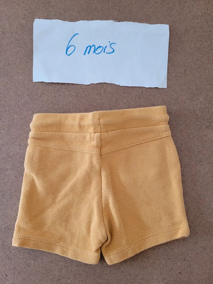 Short garçon 6mois moutarde kiabi - photo numéro 2