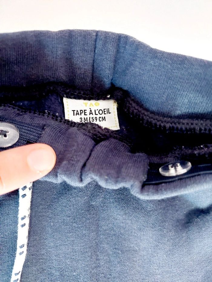Pantalon bleu marine 3 mois - photo numéro 3
