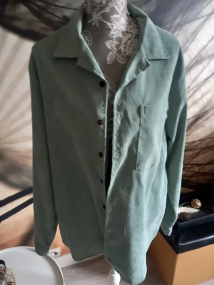 Chemise velours