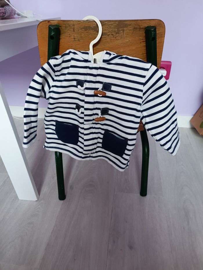 Veste à rayures