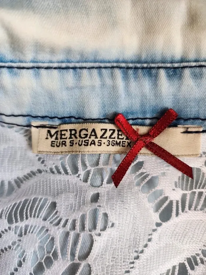 🌸Blouse jeans Dentelle Megazzer Taille 36🌸 - photo numéro 5