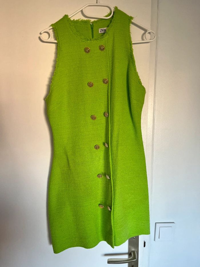 Robe courte en tweed Zara - photo numéro 2