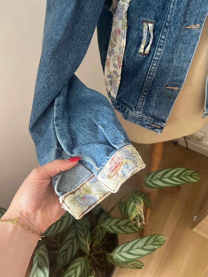 Veste en jean vintage taille M - photo numéro 4