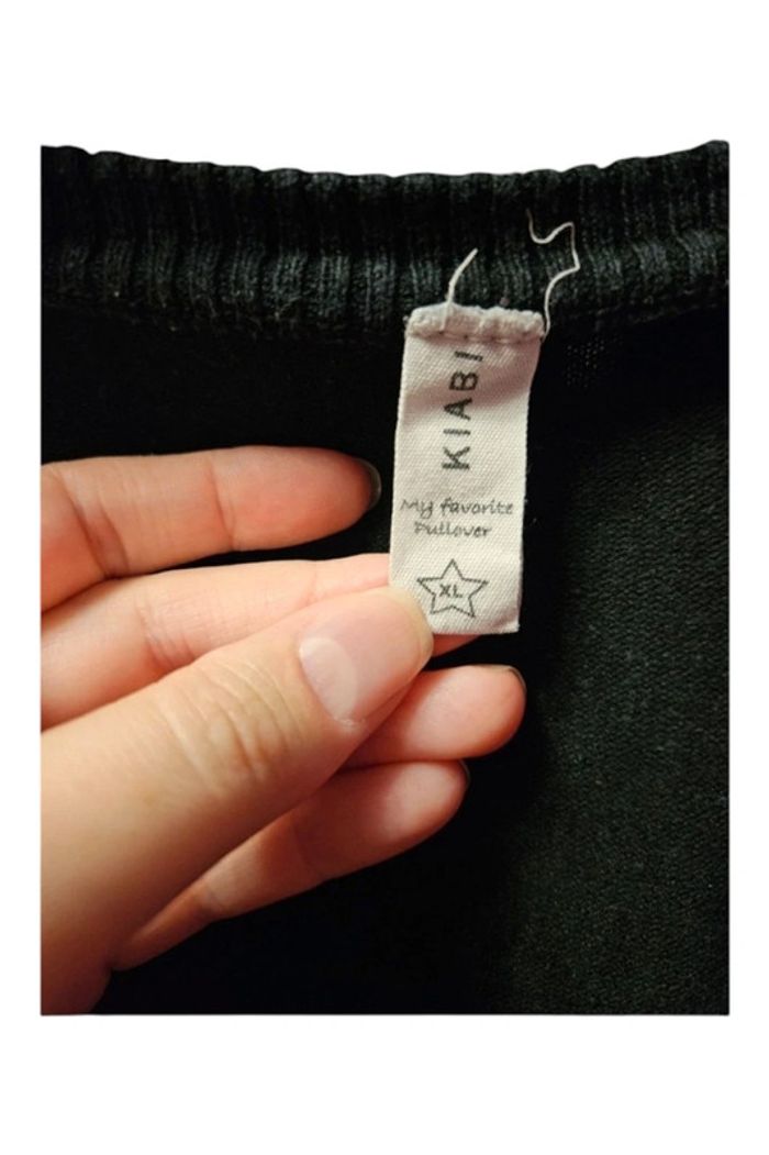 Pull léger noir T44 Kiabi - photo numéro 3
