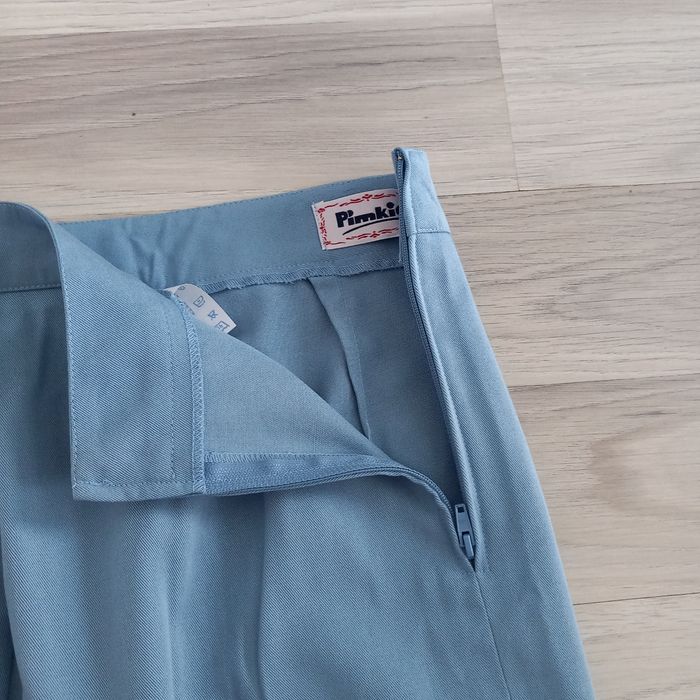Jupe tailleur bleue ciel Pimkie taille 38 - photo numéro 5