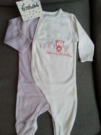 Pyjama bébé velours