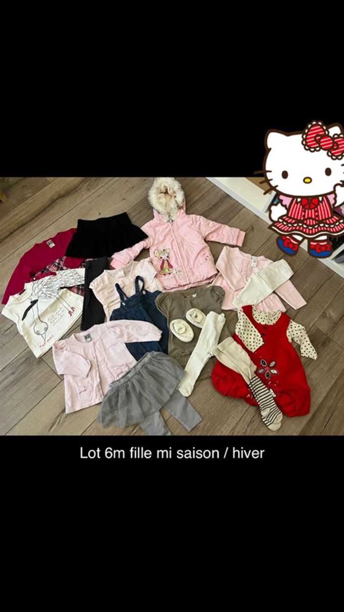 Lot 6m fille mi saison / hiver