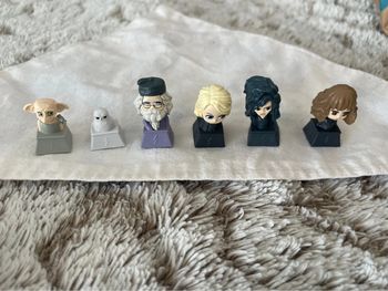 6 figurines Harry Potter wizzis bout de crayon stylo