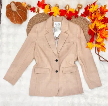 Blazer beige en laine taille 42 Claudie Pierlot