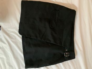 Jupe portefeuille noire