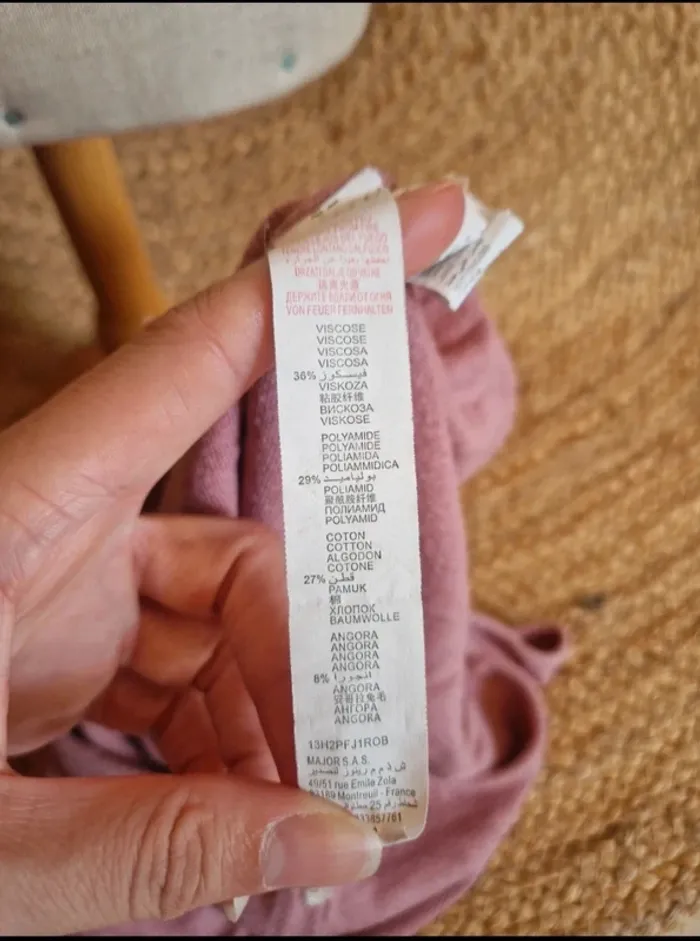 Jolie robe pull manche courte rose fille sergent major 2 ans 86cm - photo numéro 6