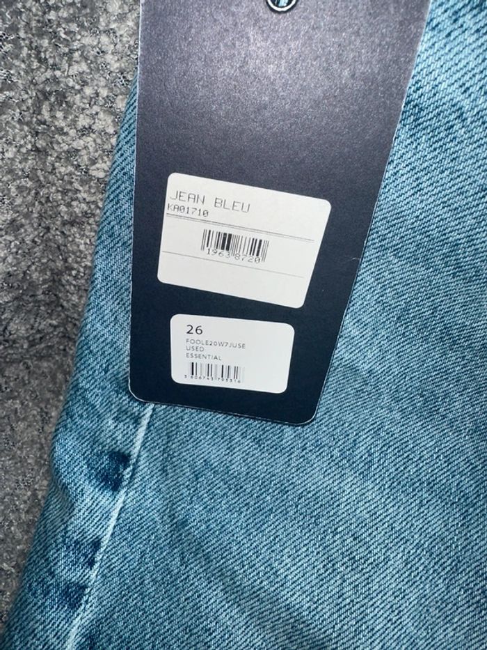 Jean mom bleu taille haute Kaporal W26 - photo numéro 7