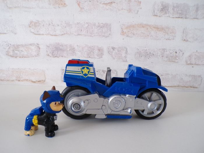 Moto Pups à friction - Chase - Pat Patrouille - Paw Patrol (J20) - photo numéro 3