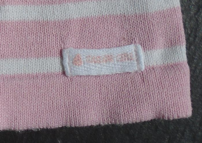 Marinière fille rose et blanche 18 mois - photo numéro 3