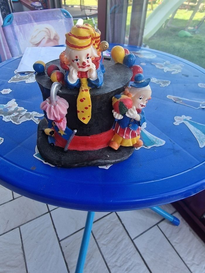 Tirelire clowns