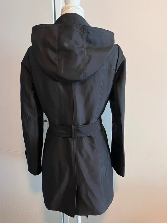Trench à capuche noir Morgan / 222-GEDEO T38 - photo numéro 2