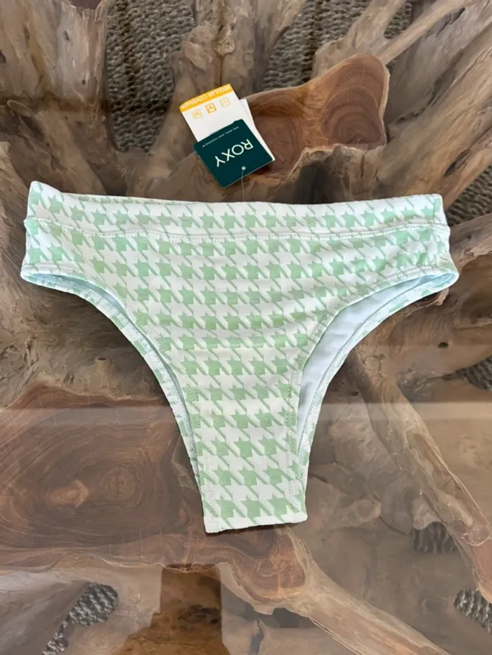 Bas de maillot de bain Roxy femme vert blanc Roxy - photo numéro 2