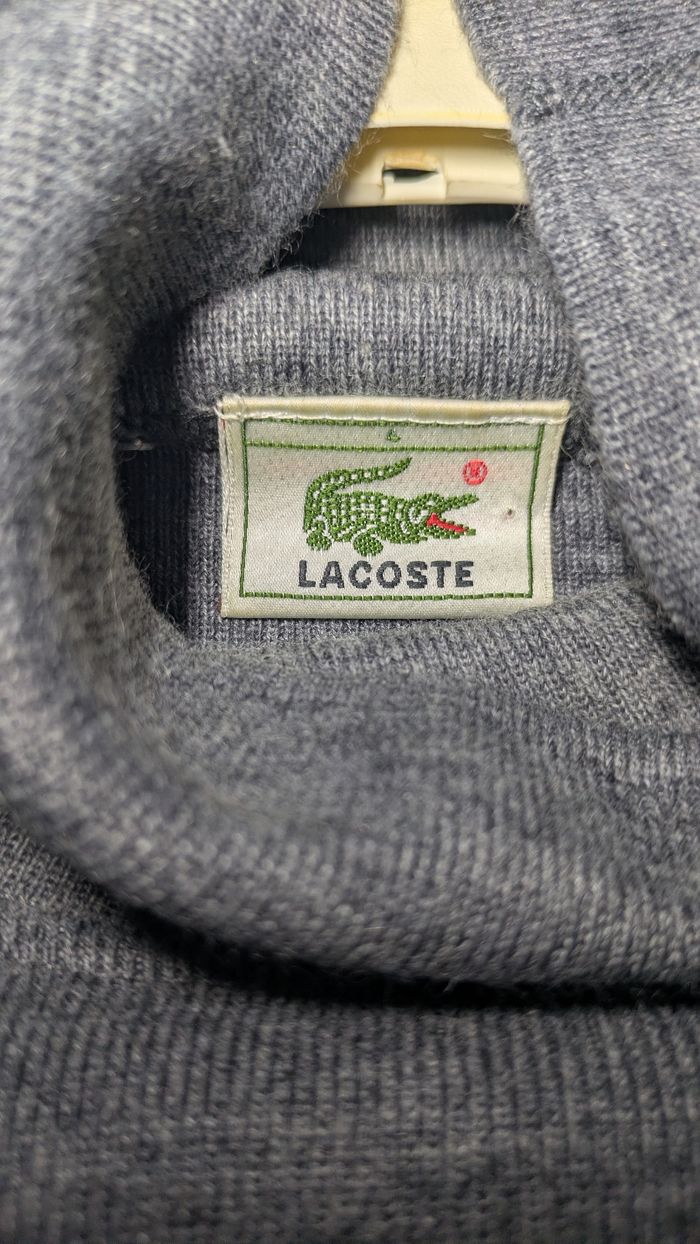 Pull col roulé Lacoste - photo numéro 4