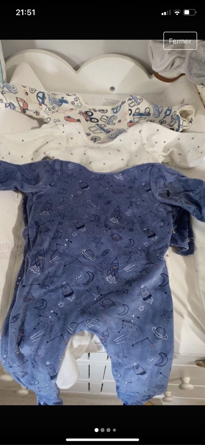 Pyjamas hiver 6 mois