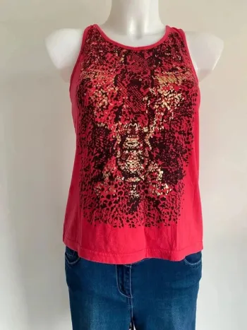 Beau débardeur framboise femme 38/40