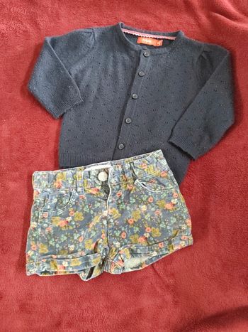 Ensemble short gilet