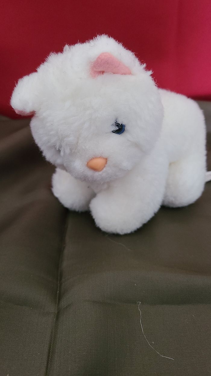 peluche chat blanc playwell toys - photo numéro 3