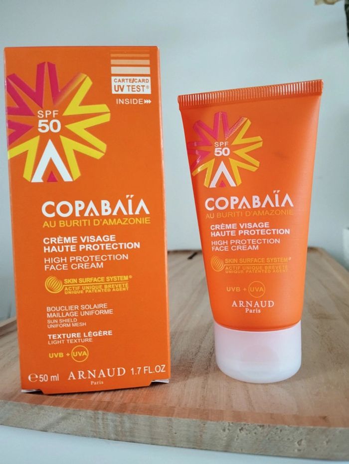 Crème visage haute protection uvb+ uva spf50