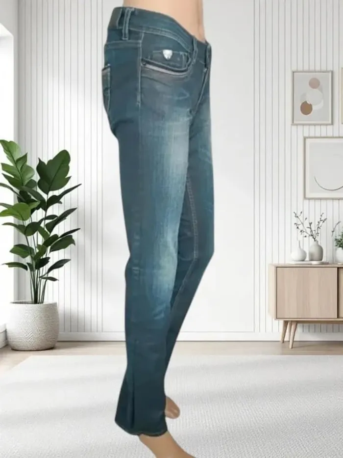 Jean Kaporal modéle aud ,coupe regular ,taille basse ,stretch - photo numéro 3