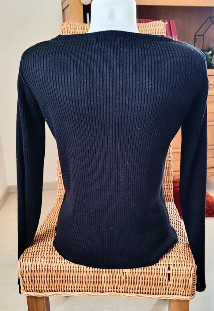 Pull fin noir taille 3 - photo numéro 3