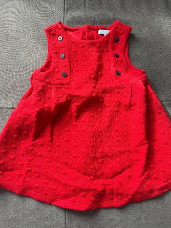 Robe épaisse sans manches 12 mois