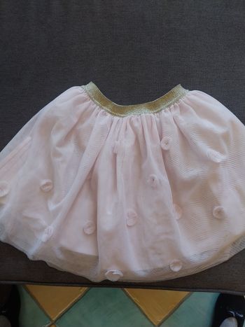 Jupe rose pâle , tulle