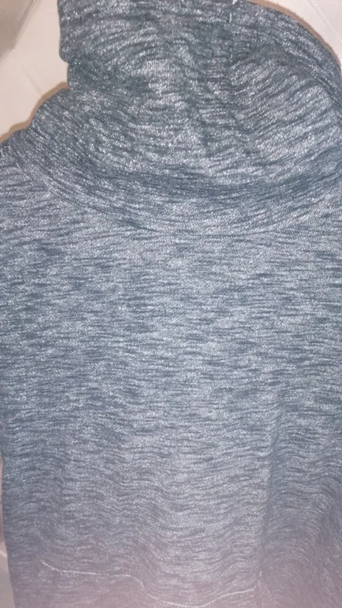 Pull  gris col - photo numéro 4
