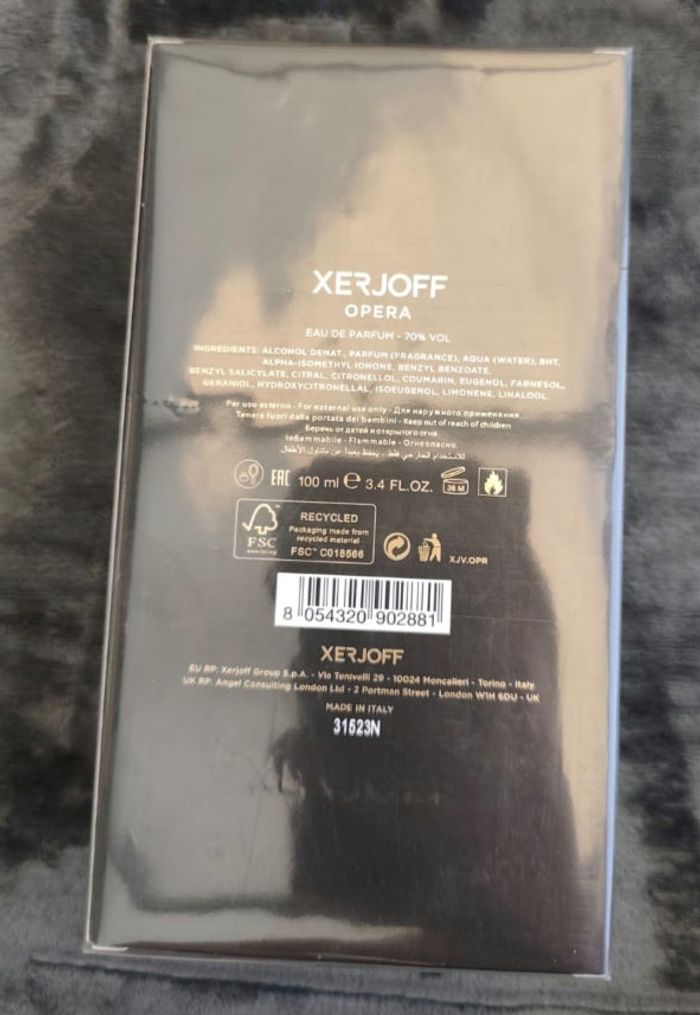 Eau de parfum xerjoff opera 100ml neuf - photo numéro 2