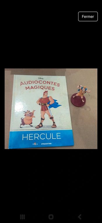 Numero collection 37 des audiocontes Magiques Disney altaya livre et figurine audio compte