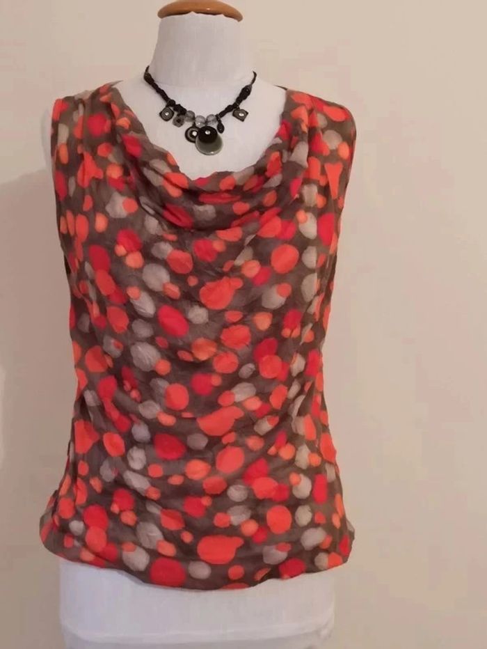 Débardeur à pois